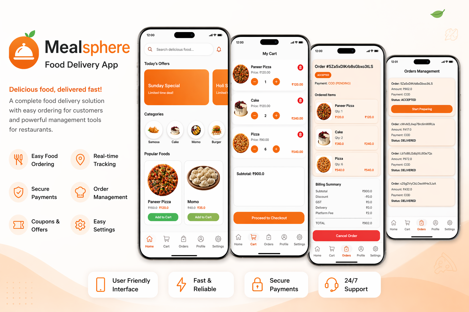 MealSphere – Food Delivery